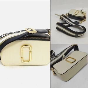 💎✨BEAUTIFUL✨💎Authentic MARC JACOBS Crossbody bag Off-White Leather